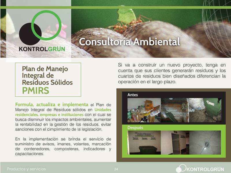 Plan de Manejo Integral de  residuos sólidos